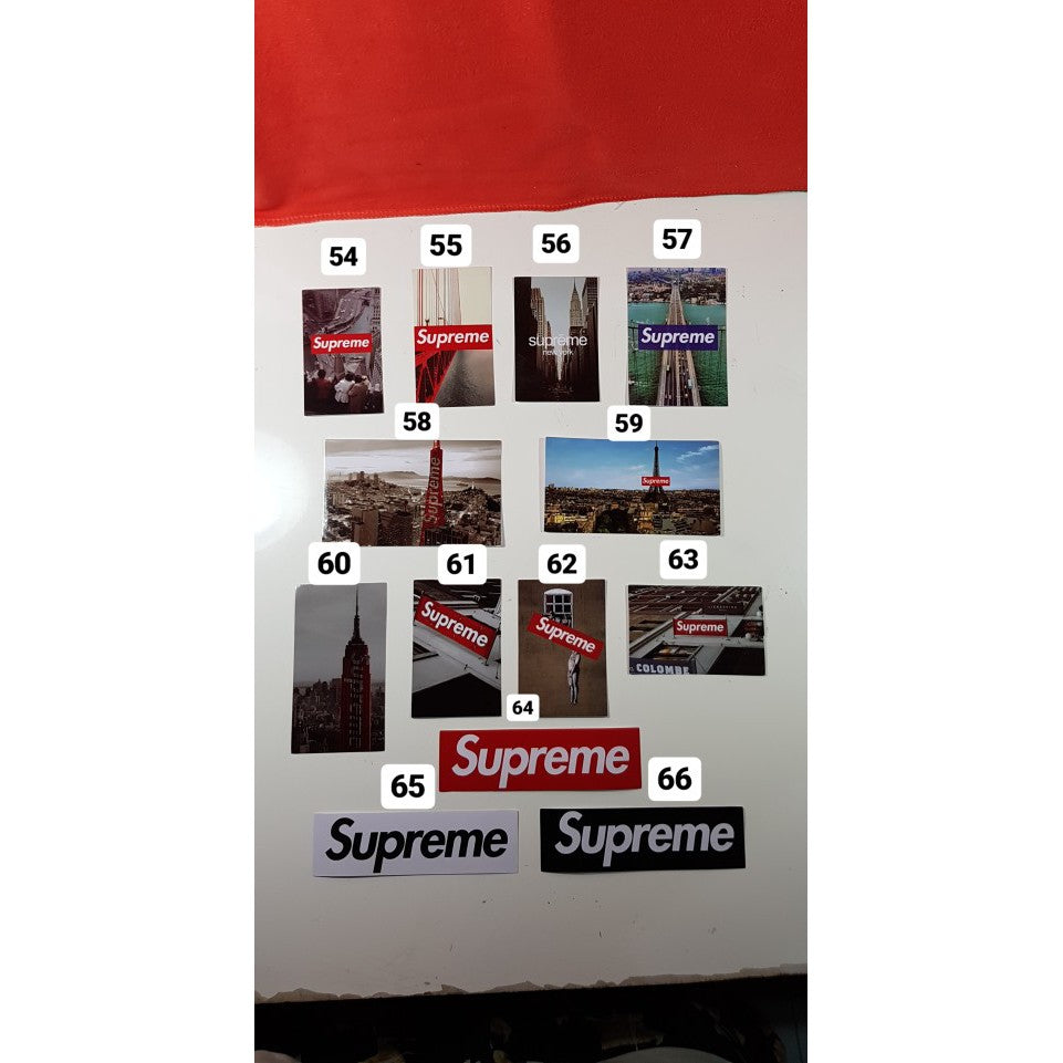 Supreme Sticker Gambar